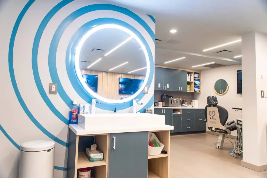 Forest Hills Orthodontics Cleaning Area